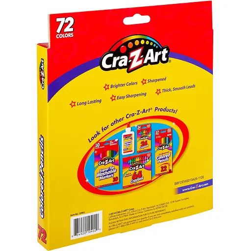 Олівці кольорові Cra-Z-Art 72 шт. (10402CRA) - фото 4