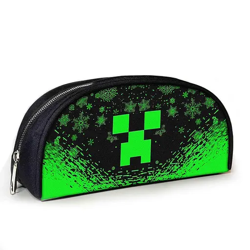 Пенал шкільний Minecraft Кріпер 23х10х8 см з принтом для хлопчика (02842)