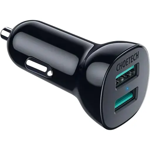 Автомобильное зарядное устройство Choetech C0051 36W QC3.0 (2USBx2.4A) (C0051-V5)