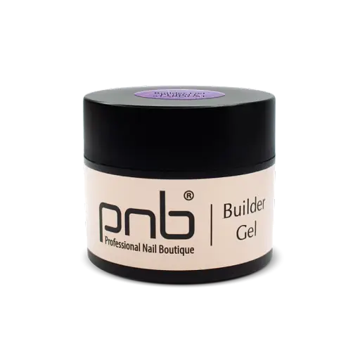 Моделирующий гель PNB Builder Gel Purple Stardust 15 мл - фото 2