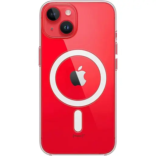 Оригинальный противоударный чехол Apple Clear Case MagSafe для iPhone 14 (6.1") Прозрачный (MPU13RM/A)