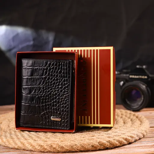 Кожаный кошелек Canpellini 9.7х11.5х1.5 см acs0025181 - фото 8