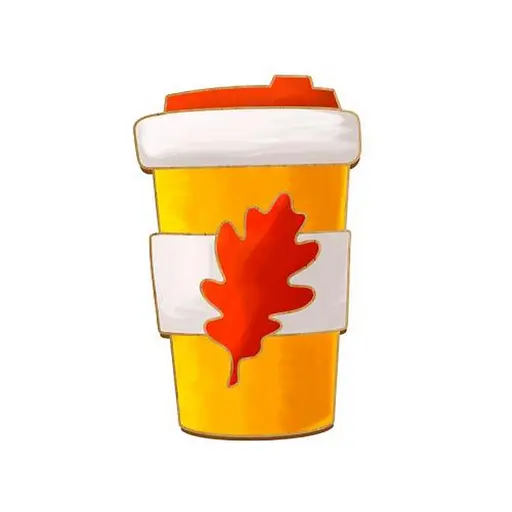 Заготовка брошки для розфарбовування "Осінній ковток" FDZB-099 - фото 2