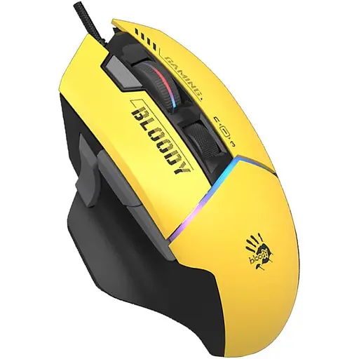Миша Bloody W95 Ultra Yellow Black (W95 Ultra (Sports Lime)) - фото 2
