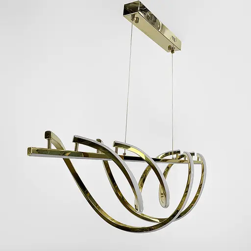 Люстра видовжена у золотому корпусі 100 см | Арт. Y 406-1000 GD | Line F - фото 6