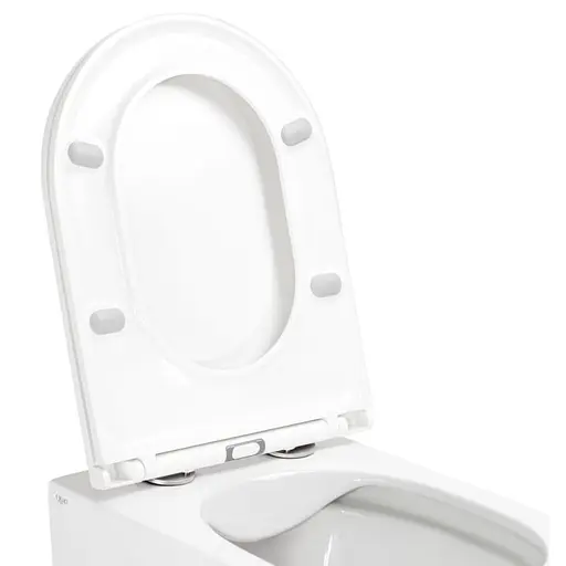 Унитаз подвесной Qtap Scorpio Ultra Quiet сиденье Slim Duroplast/ Soft-close/ Quick relase QT1433053EUQW - фото 7