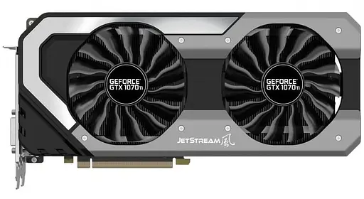 Видеокарта Palit GTX 1070Ti 8Gb JetStream (NE5107T015P2-1041J) (GDDR5, 256 bit, PCI-E 3.0 x16) Б/у - фото 1
