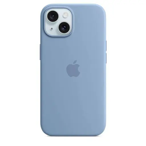Силиконовый чехол матовый голубой, для iPhone 12 Pro Max - фото 1