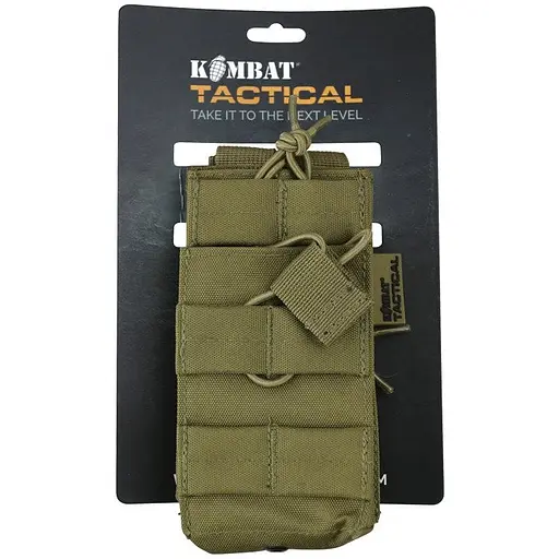 Подсумок под магазины АК Kombat UK Single Duo Mag Pouch Койот (1000-kb-sdmp-coy)