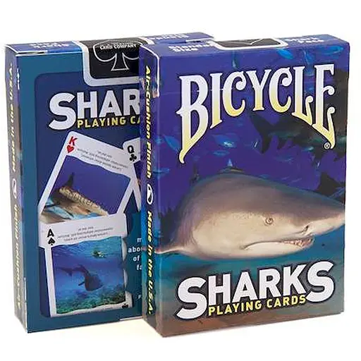 Карти гральні United States Playing Card Company Bicycle Sharks (2273) - фото 1
