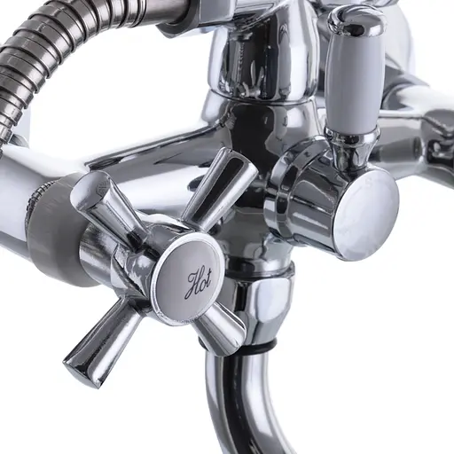 Смеситель для ванны Zerix Z2254-7 ZX0263 Хром - фото 2