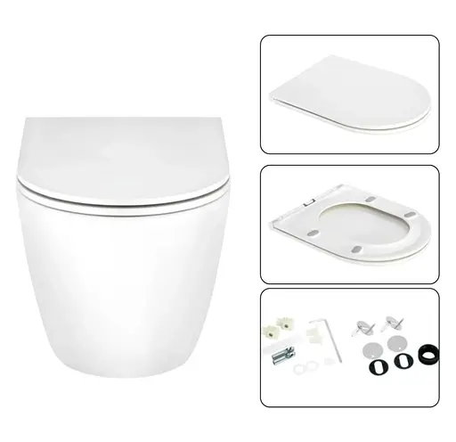 Набір Q-tap Nest 4 в 1 підвісний унітаз Scorpio Ultra Quiet 520x365x365 + комплект інсталяції QT1433053EUQW45169 - фото 6