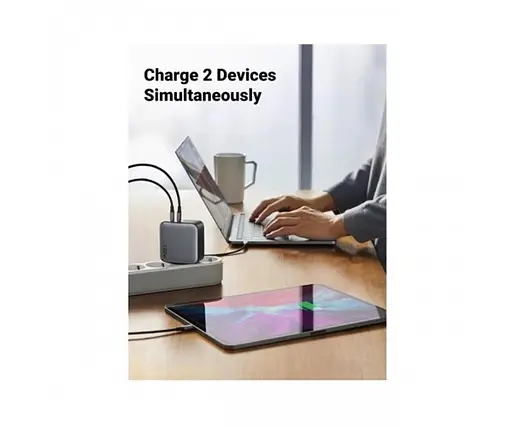 Зарядное устройство для Ugreen CD254 100 W Smart Charger евровилка (50327) - фото 7