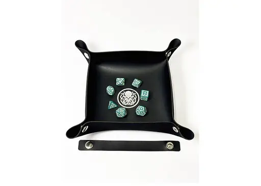 Настільна гра Планета Ігор Лоток для кубиків Ктулху (чорний) (Dice tray Cthulhu black) (pi-dt001) - фото 7