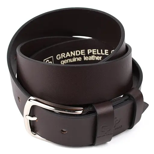 Ремінь шкіряний Grande Pelle 120х4 см acs0029220 - фото 3