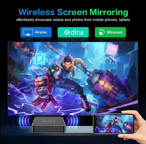 Смарт-телевизор Android 14 SmartTV AndroidTV RK3518 4K/8K, WiFi 6, 4/64GB - фото 3