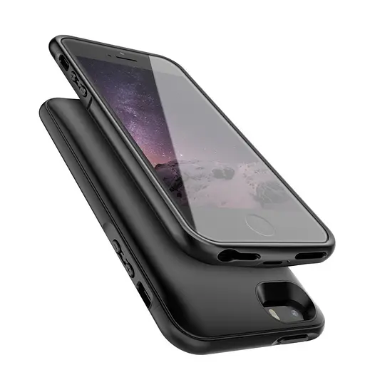 Чехол-аккумулятор XON PowerCase для iPhone 5/5S/SE 4000 mAh Черный (PCBS1105140B 1264) - фото 5