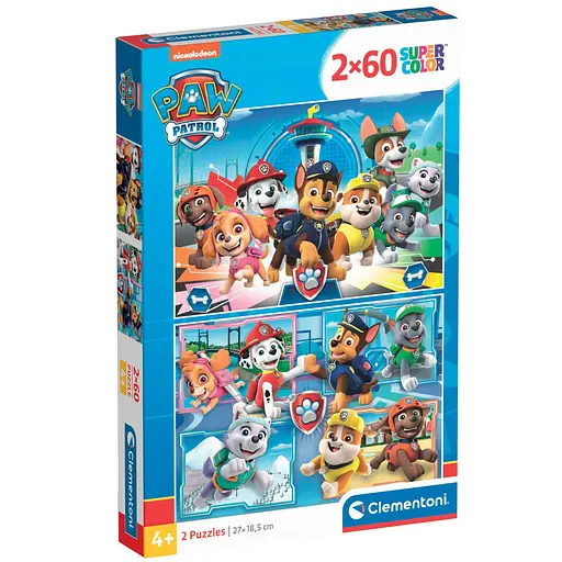 Пазл 2 в 1 Clementoni Paw Patrol: 2 шт. по 60 елементів (21617) - фото 1
