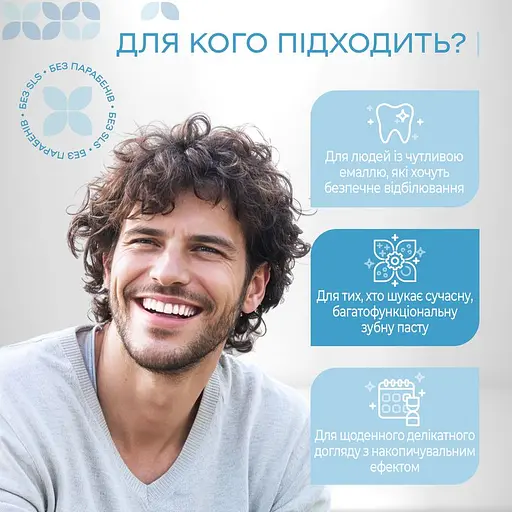 Відбілювальна зубна паста Medosan SensiWhite для чутливих зубів 40 мл - фото 6