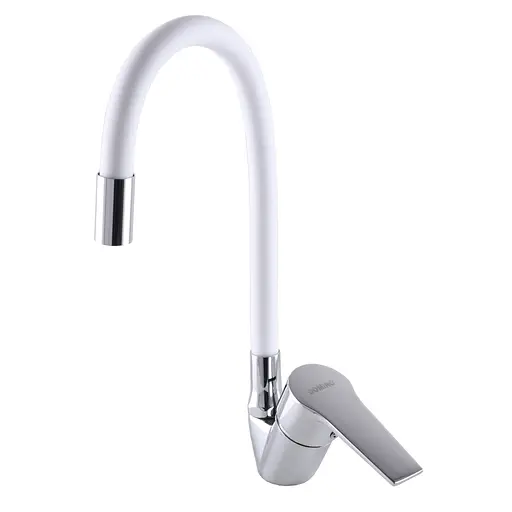 Змішувач для кухні Domino Blitz DBC-203SLR-White Білий - фото 3