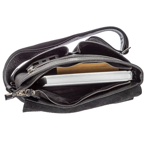 Сумка кожаная мужская SHVIGEL 25х25х2 см sum0012605 - фото 4