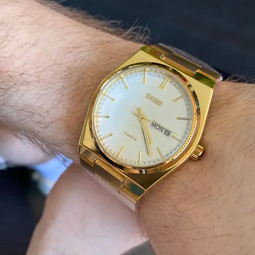 Наручний годинник чоловічий 9288GDSI Gold-Silver Skmei acs0029797 - фото 4