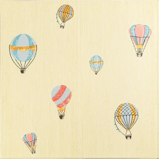 Панель стеновая 3D 700х700х4мм Воздушные шары фактурная текстура - фото 1