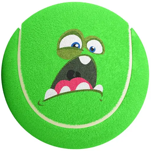 Іграшка для собак Croci м'яч тенісний емоція блеф 6.5 см