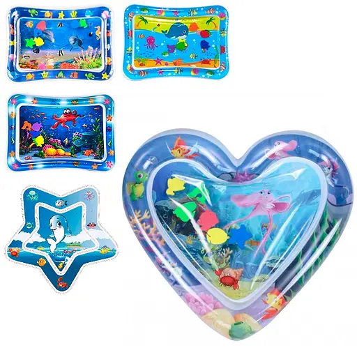 Коврик для младенца надувной, водяной, 5 видов, 17x18x3 см - фото 2