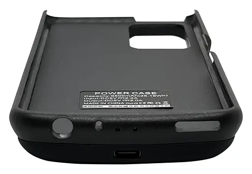 Чехол-аккумулятор XON PowerCase для Xiaomi Redmi Note 10S 6800 mAh Черный (PCBS3410268B 1578) - фото 6