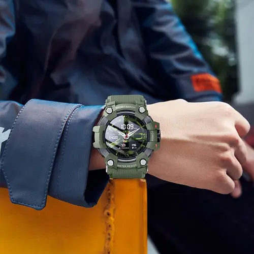 Смарт-годинник Skmei S231 силіконовий ремінець Army Camouflage (16696) - фото 5