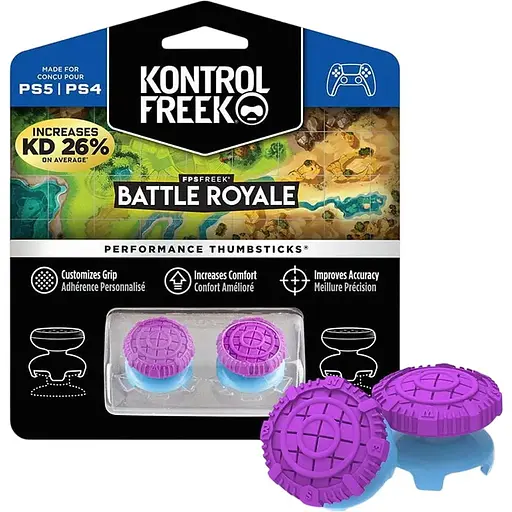 Накладки на стики KontrolFreek Battle Royale 2-pack (PS4/PS5) (B07NWN9Z6Z) [47482] - фото 6