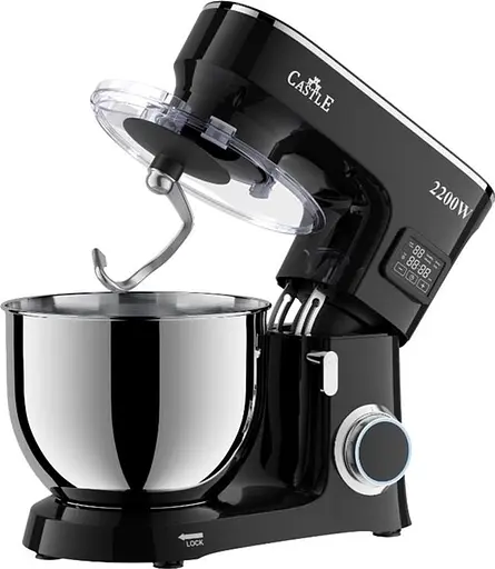 Кухонна машина Castle міксер CM-03B тістоміс планетарний 2200Вт чорний - фото 5