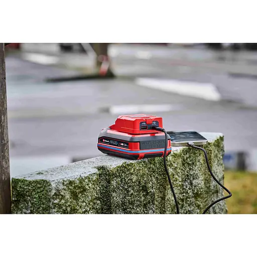 USB-адаптер Einhell TC-CP 18 Li USB A/C - Solo PXC 18В аккумуляторный Type-A/Type-C без АКБ и ЗУ (4514148) - фото 4