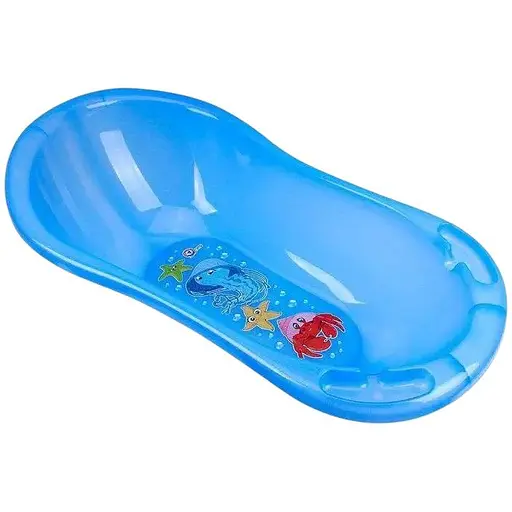 Дитяча ванночка Technok Toys 9451 синя з кольоровим принтом