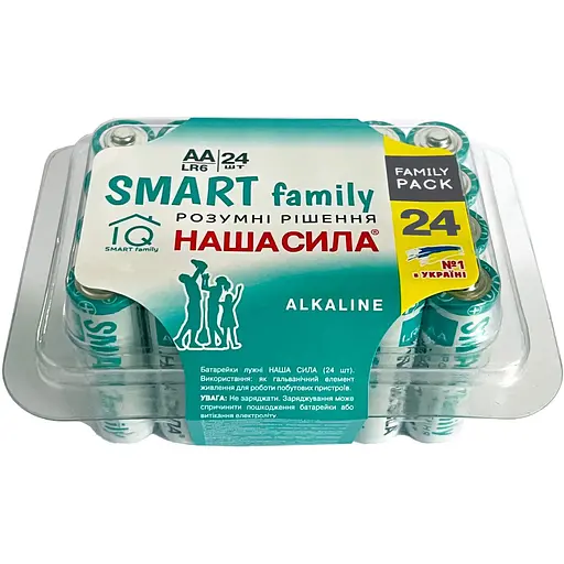 Батарейки Наша сила Smart AA (LR6) 24 шт. - фото 1