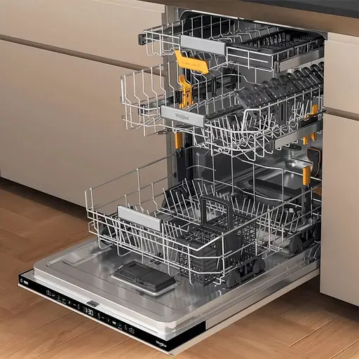 Посудомоечная машина Whirlpool встраиваемая 14компл. A+++ 60см дисплей 3й корзина белая - фото 5