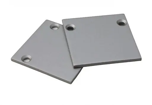 Заглушка алюминиевая с двумя отверстиями для винтов KLOODI KLP3535 EC - фото 1