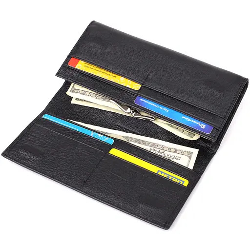 Солідний жіночий гаманець із натуральної шкіри ST Leather 19х9х3 см acs0029653 - фото 7