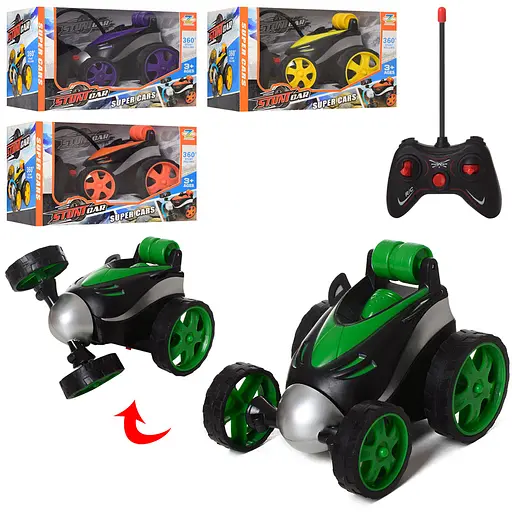 Машина на радіокеруванні, трюкова, 13 см, на батарейках, 19x11.5x11.5 см, 777-2 (В асортименті) - фото 2