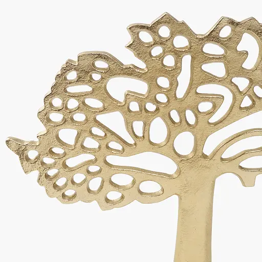 Декор алюмінієвий MBM HOME Дерево на підставці золотий 300х90х330 мм (DH-ST-39 L GOLD) - фото 4
