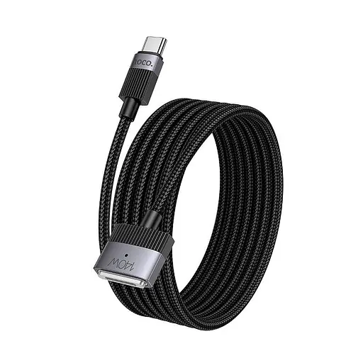 Кабель USB-C to Magsafe 3 Magnetic Cable Hoco U141, 140w 1,8 метра - фото 1
