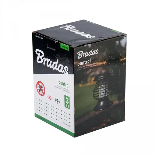 Лампа LED/UV проти комах на сонячній батареї Bradas із ручкою CTRL-IN102S - фото 3