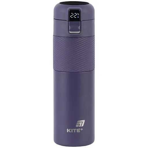 Термос с термодатчиком Kite фиолетовый 450 мл (K25-1227-3)