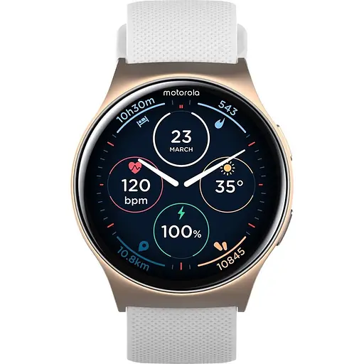 Смарт-часы Motorola Moto Watch 120 Rose Gold (MOSWZ120-RG) [138668] - фото 5