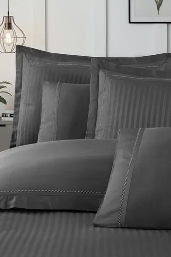 Постільна білизна Mona Orcella Grey Сатин Делюкс La Romano pbe0051962 - фото 5