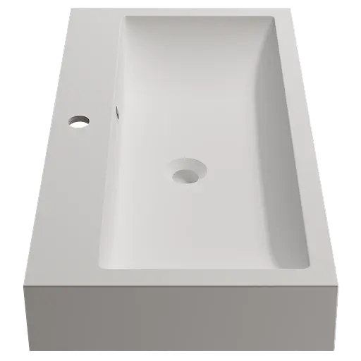 Раковина матовая накладная Amidicon Laguna 80 800x430 из литого камня LAGUNA_80_MAT, Белый матовый - фото 3