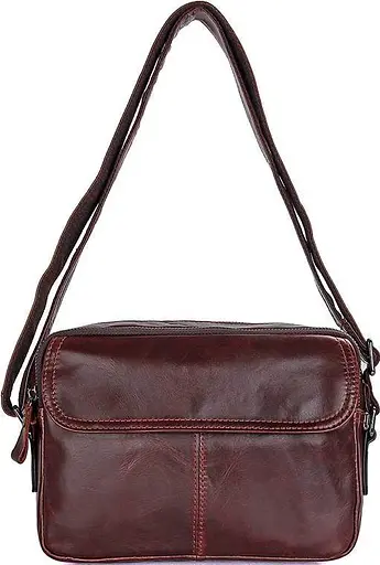 Чоловіча шкіряна сумка Vintage 23,5х17х5 см sum0012401 - фото 5