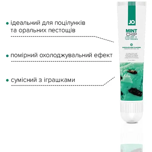 Гель для клітора System JO - Mint Chip Chill (10 мл) - фото 3