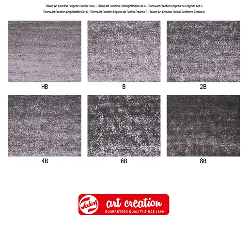 Набір графітових олівців Talens Art Creation 6 шт картон Royal Talens - фото 4